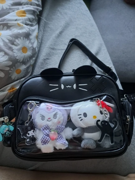 Vegan Leather Neko Bag - Harakuju Aesthetic photo review