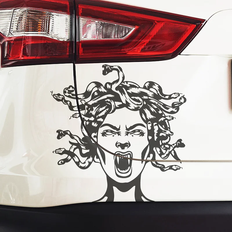 Medusa Vinyl Diecut Car Decal Mythology Design Waterproof Stickers