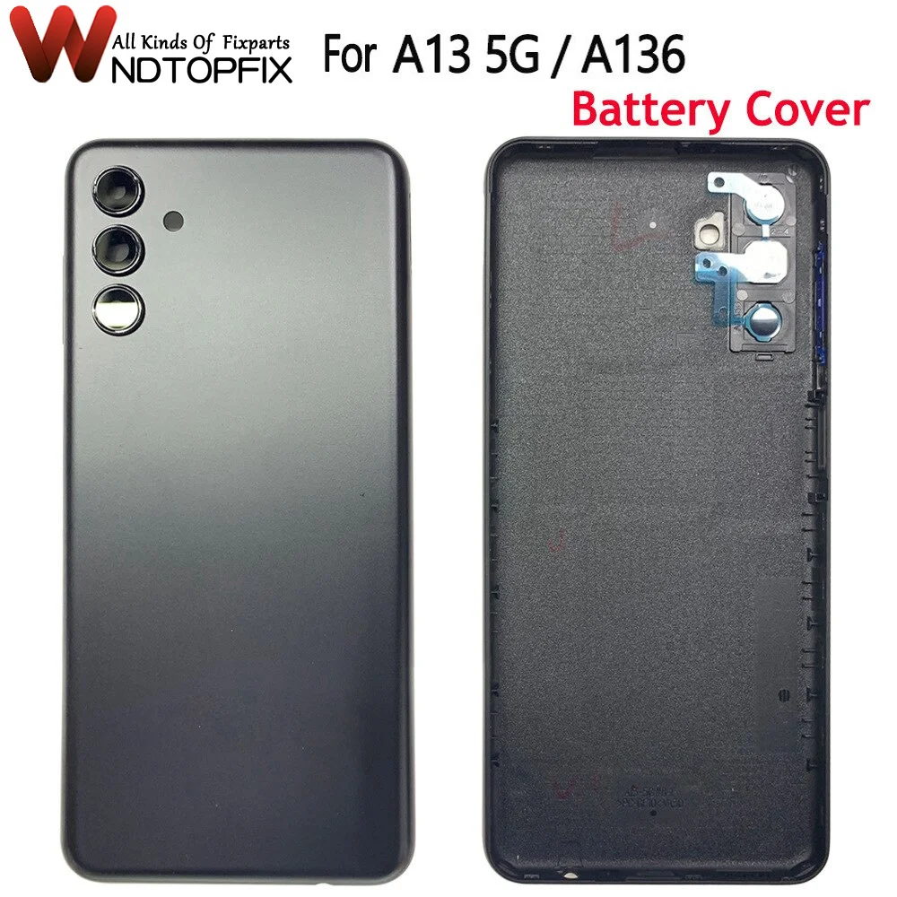 

New For Samsung Galaxy A13 5G Back Battery Cover Rear Door Housing Case Panel Repair Parts For Samsung A13 A136 Battery Cover