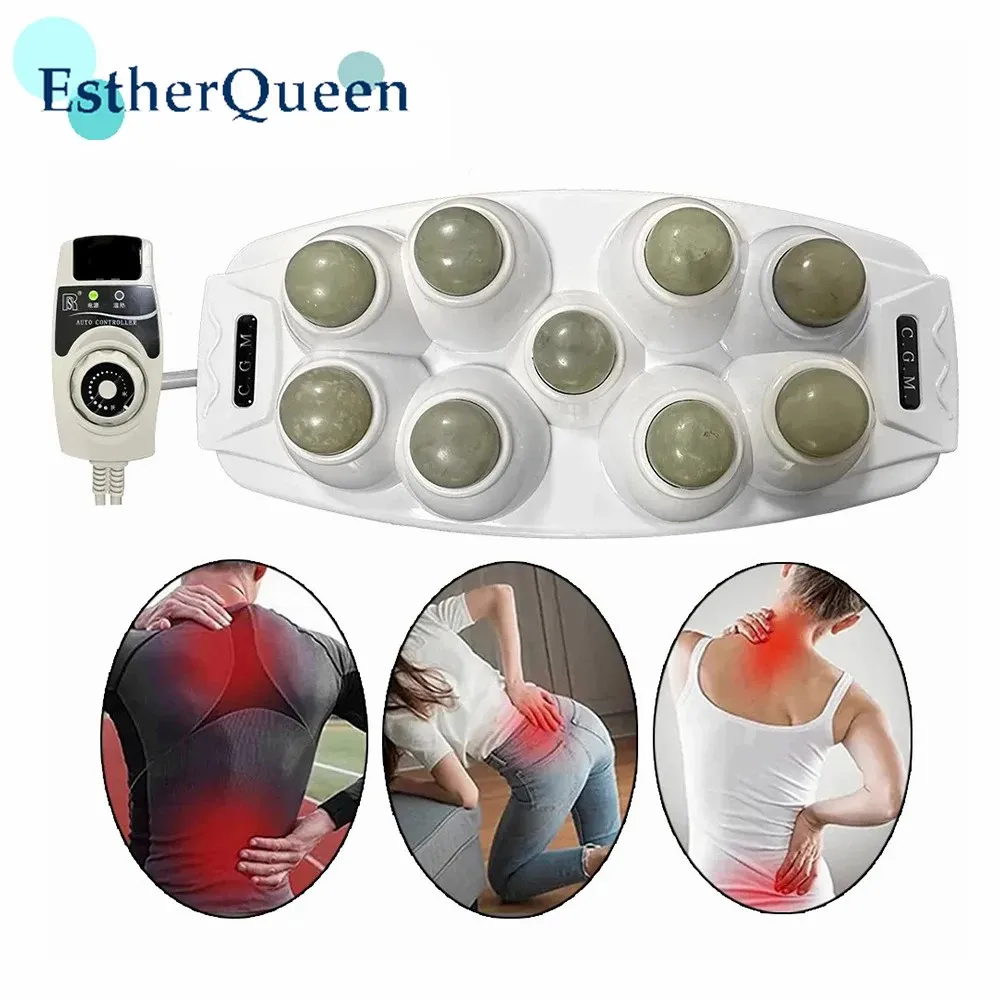 

Handheld Foldable Physical Therapy Heating Massager Therapeutic Device for Body Health Care and Muscle Stimulator Made of Jade