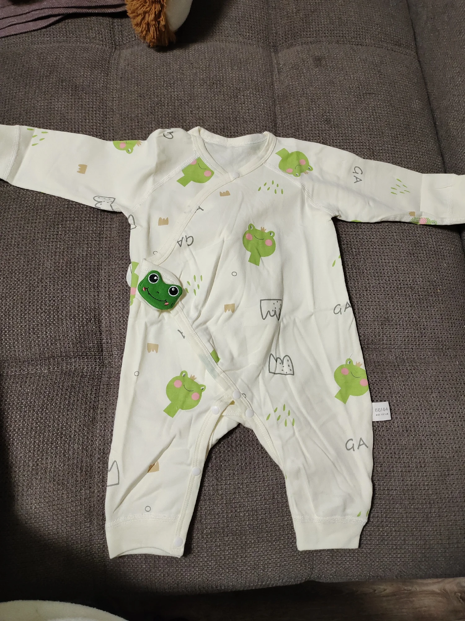 Cotton Infant Romper Print Breathable Easy-Care Spring Wear 0-6M photo review