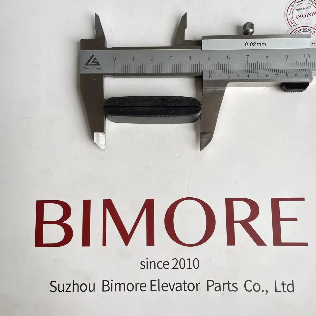 50pcs Elevator Door Slider Basement Door Shoe Black Rubber XAA237DY1 L50mm W11.5mm H13mm