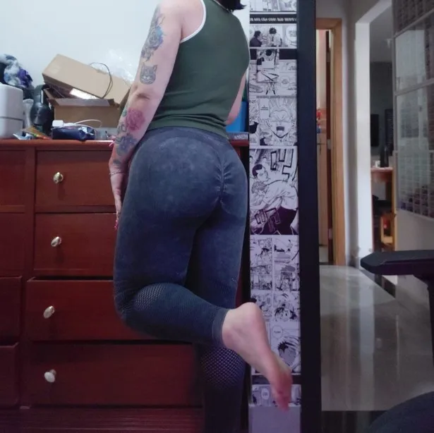 Women’s Seamless Tie‑Dye Yoga Leggings photo review