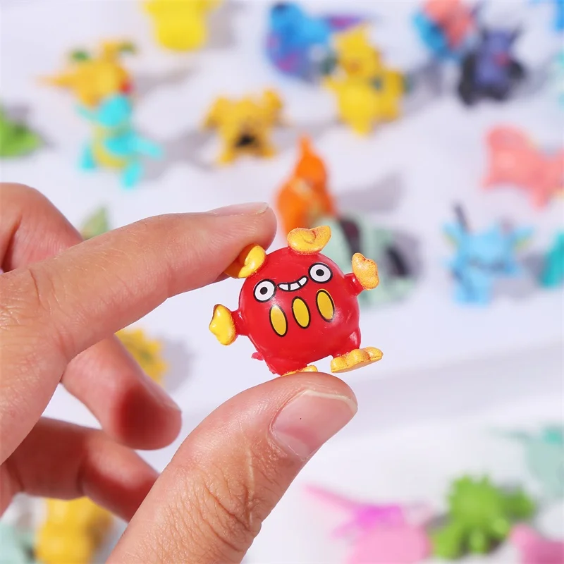 thumbnail image 5 of Figuras de acción de Pokémon, 24-144 piezas, elfos de 2-3 cm, de diferentes estilos, Pikachu, Pokeball, monstruo, juguetes, modelos, muñecos, regalos de Navidad para niños, 5 of 5