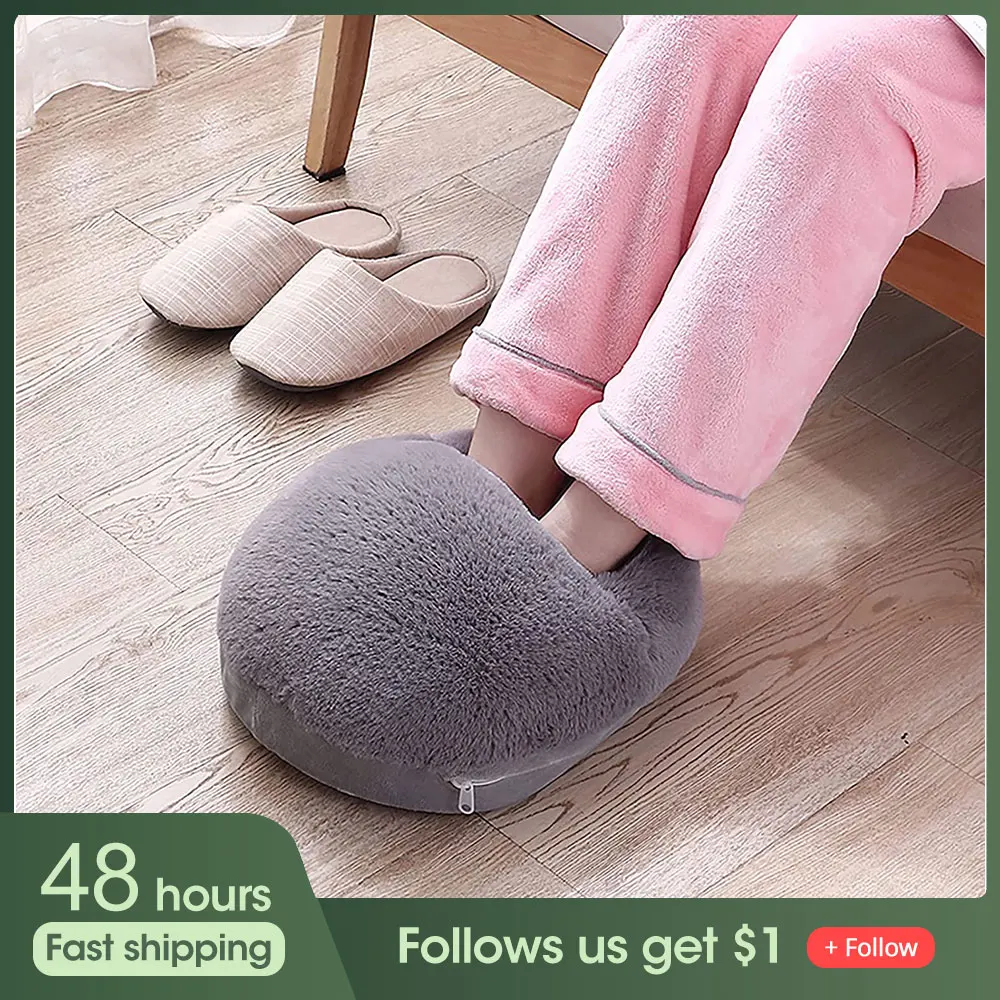 

Electric Foot Warmer Under Desk Heating Usb Charging Low Consumption Portable Heater Shoes For Home Men Women Feet Heating Pad