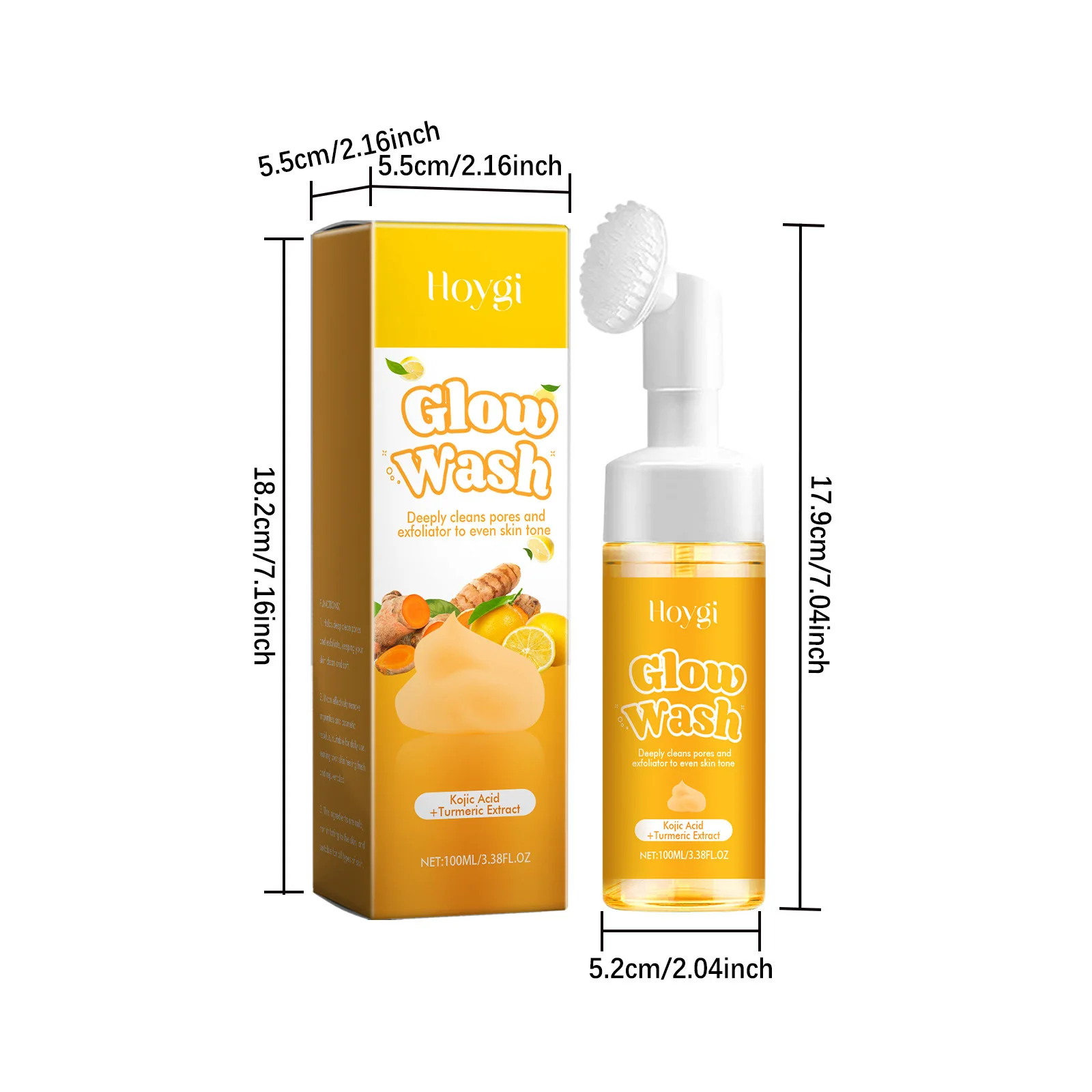 Turmeric Face Wash Cleanser for Glowing Skin