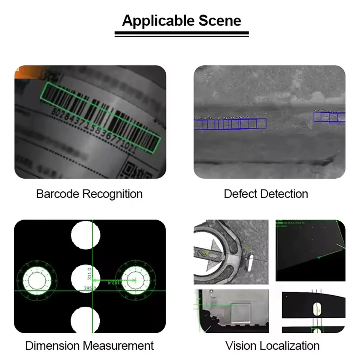 Telecamera per visione artificiale Pixel 5M IMX264 20fps 68fps USB3.0 / GigE Otturatore globale Industriale automatico per ricerca di laboratorio Contrastech - immagine 3
