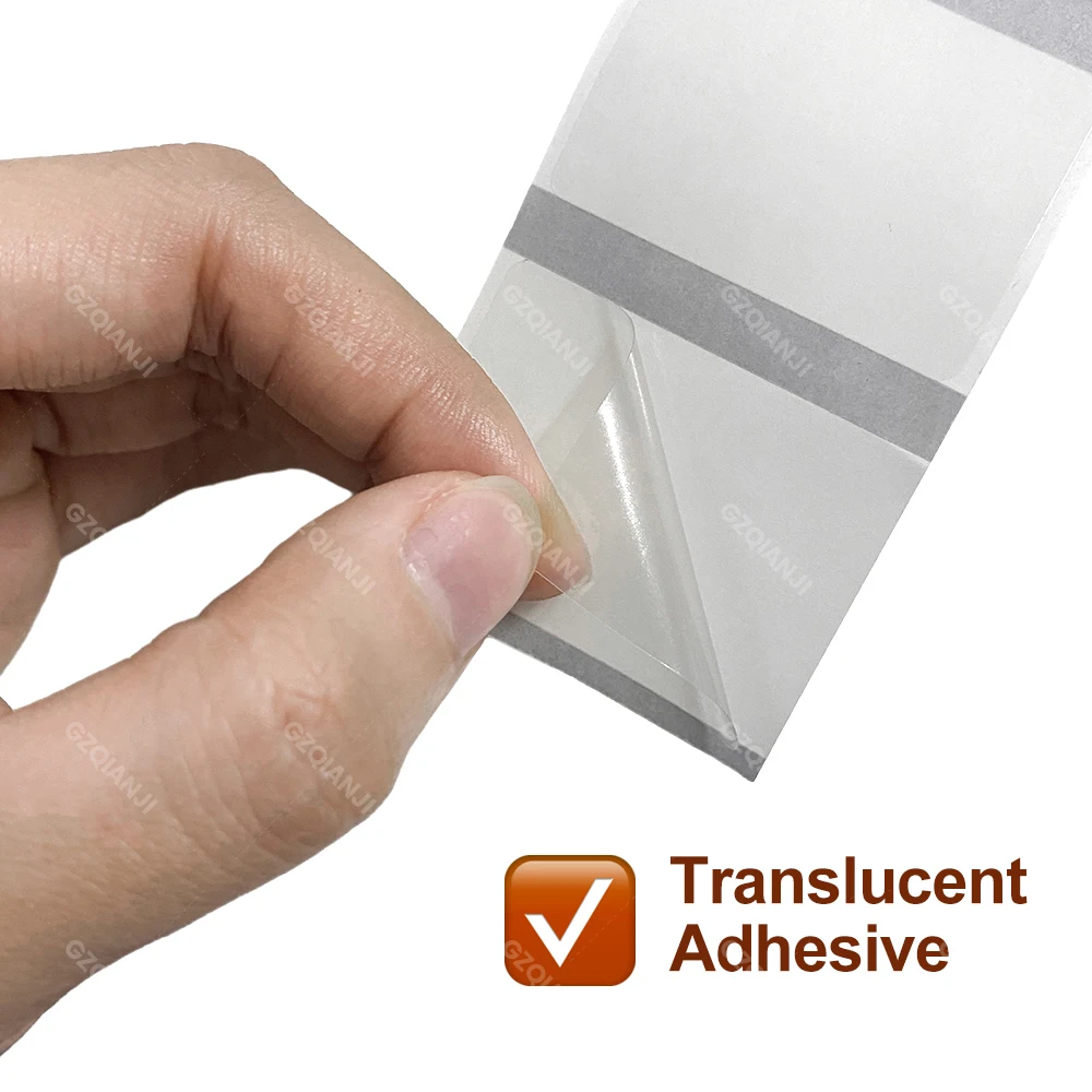 Thermal Label Sticker Paper for Niimbot B1/B21/B203 Printer Self-adhesive Waterproof White Transparent Circular Orginal Rolls