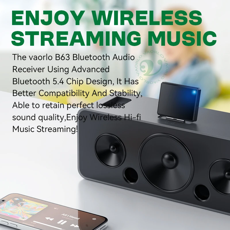 30Pin Bluetooth 5.4 Music Receiver A2DP/AVRCP Mini Wireless Audio Adapter For IPhone IPod 30 PIN Jack Analog Speaker HIFI Stereo