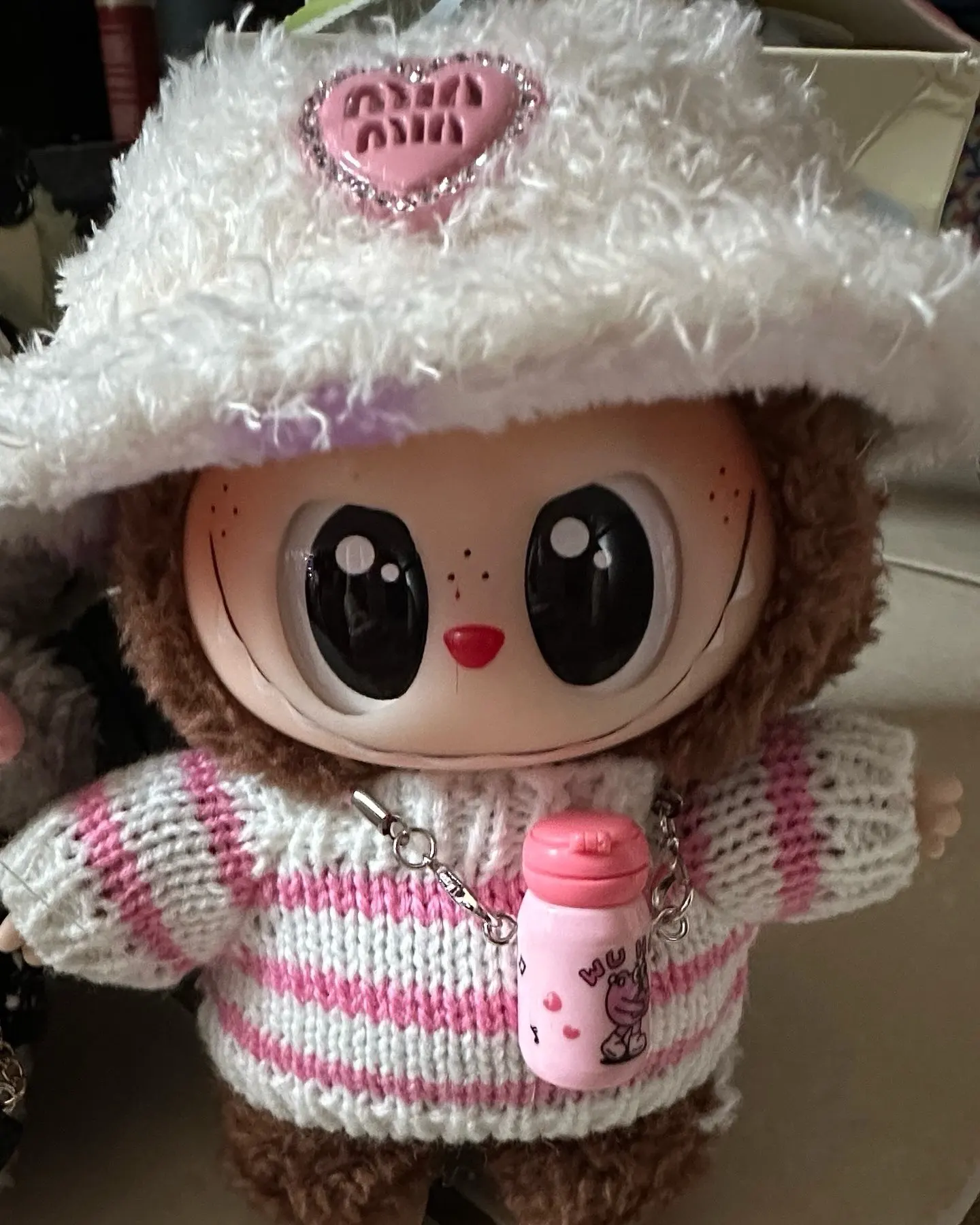 Labubu Doll Clothes: 15/17CM Idol Kpop Style Mini Plush Overalls Set photo review