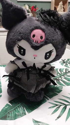 Kuromi Soft Plush Throw Pillow photo review