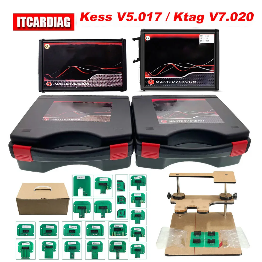 Online EU Red Kess Ksuit V2 V5.017 Ktag V7.020 ECU Tool Unlimited ...