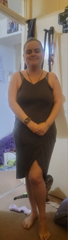 Luxe Polyester Wrap Beach Dress - Flattering Summer Cover-Up photo review
