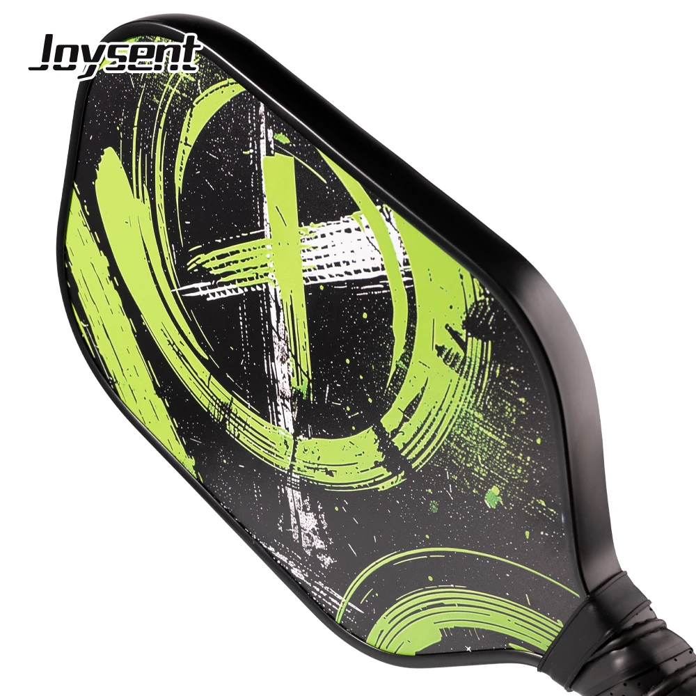 Joysent Thermoformed T700 Carbon Fiber Joola gen3 Pickleball Paddle Smooth-faced Control With EVA Foam Edge PP Honeycomb Green