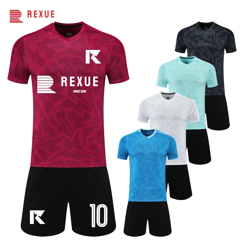 Kids Men Football Jersey Sets DIY Personalized 23/24 Team Club Match Training Soccer Uniform Outfit 2 Piece Sports Suits