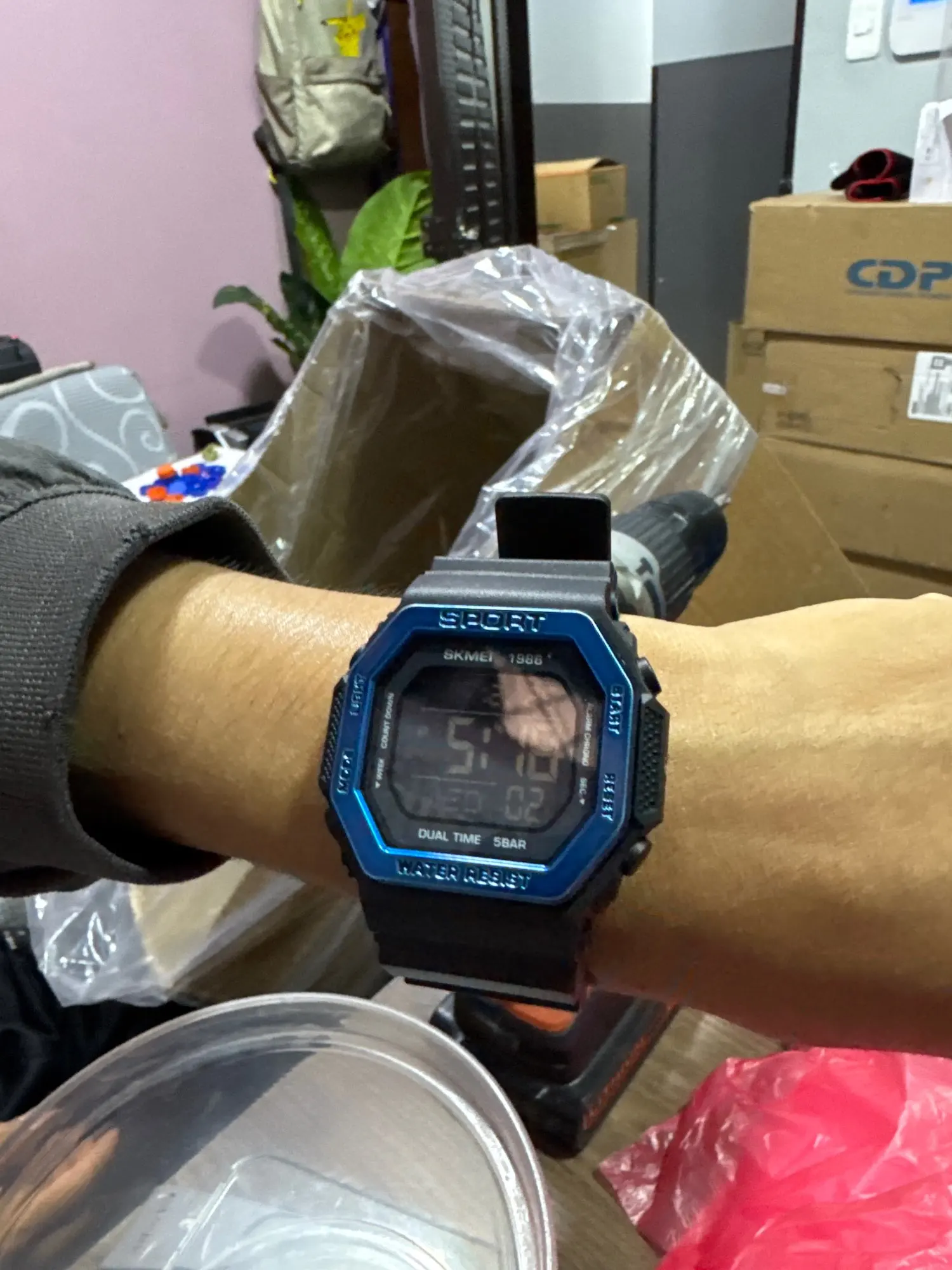 SKMEI 1988 Digital Sport Watch for Men - LED, Waterproof photo review