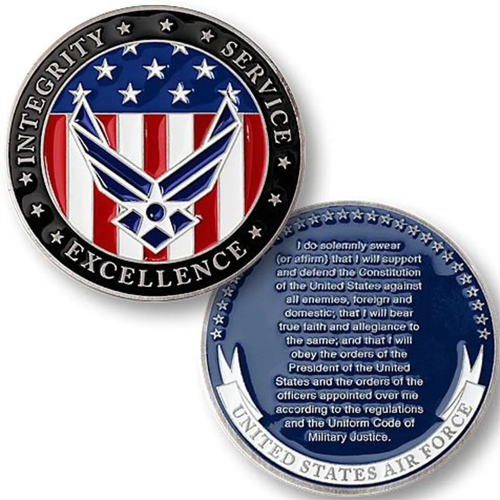 

US Air Force Oath of Enlistment Challenge Coin for Airman Gifts