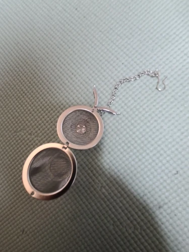 Tea Spice Strainer Seasoning Ball Mesh Herbal Ball Stainless Steel Teakettle Locking photo review