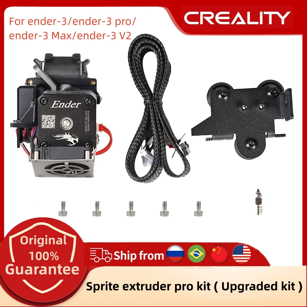 Creality Sprite Extruder Pro Kit 300 ℃ Stampa Alimentazione A Doppia Coppia Di Grandi Dimensioni Per Ender 3 Ender 3 Pro Ender 3 Max Ender-3 V2