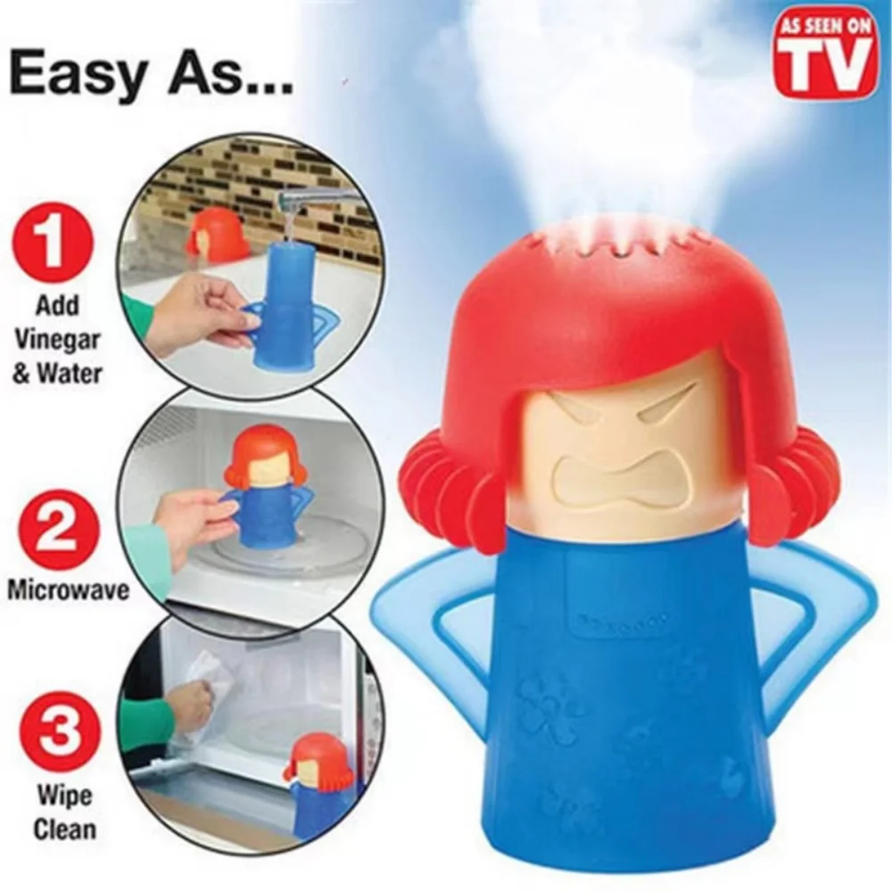 Description Picture 6 of itemMicrowave cleaner, high-temperature steam cleaner, refrigerator deodorizer, easy to clean. Add vinegar and water to fresh steam