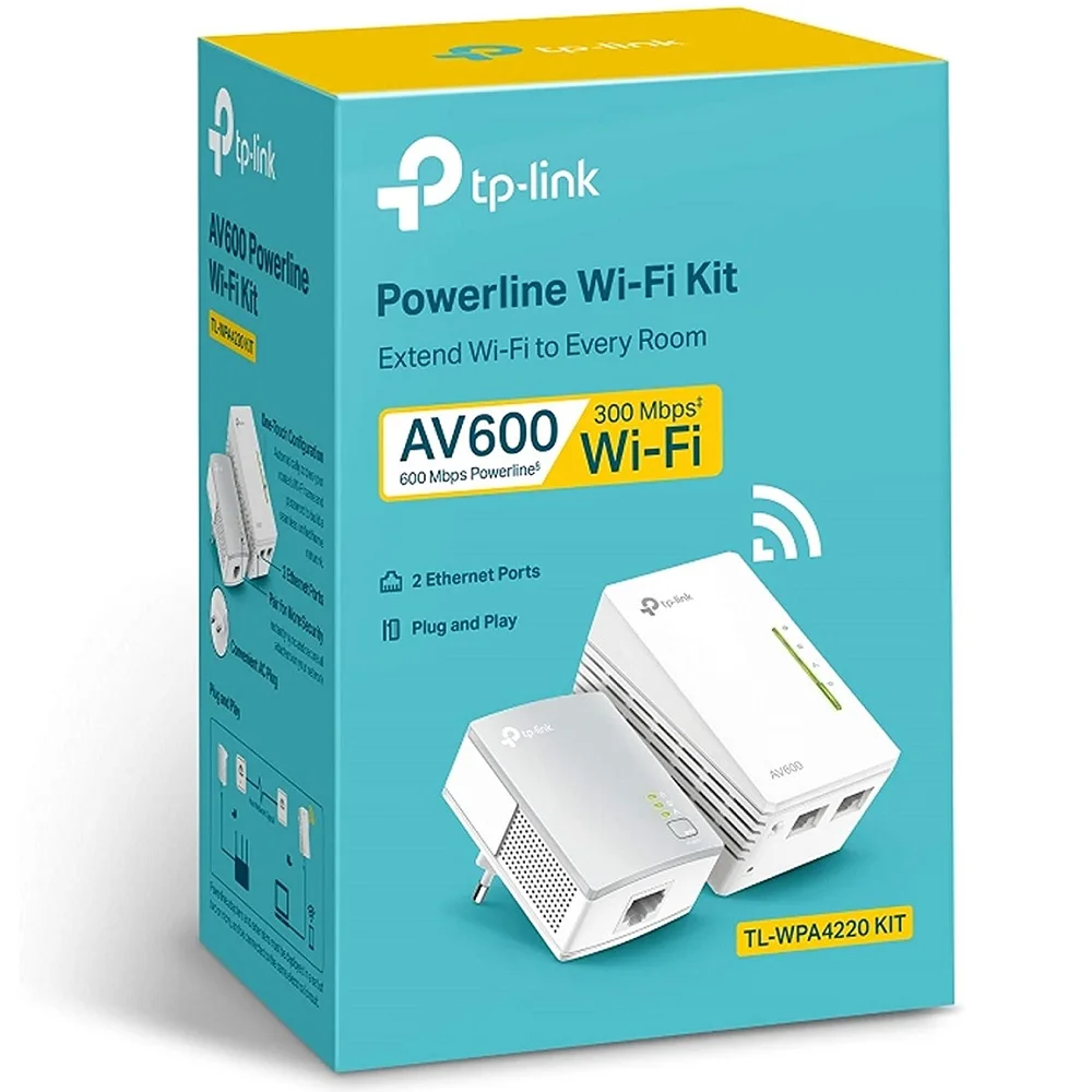 TP-link 300mbps AV600 PLC wifiエクステンダーキット