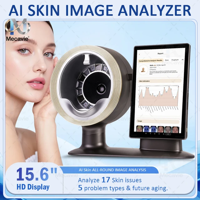 NEWEST Skin Analyzer Scanner AI Intelligent Image Instrument Detector Magic Mirror 3D Digital Facial Analysis Machine Product 1