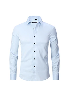 Men's 4-Way Stretch Shirt - Comfortable Fit Design for Business and Casual Occasions 2