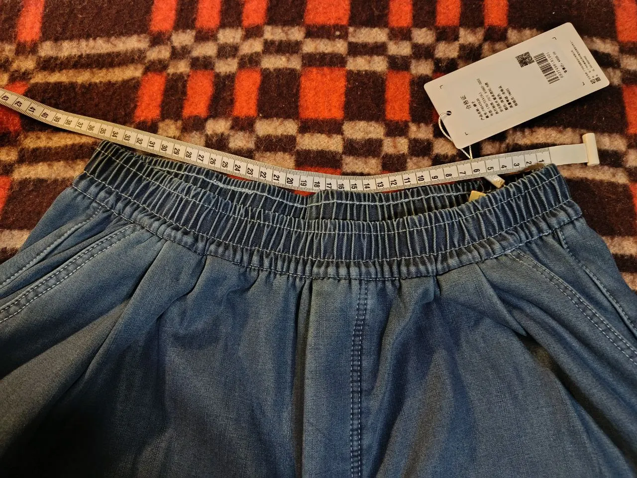 Women's Lyocell Fleece-Lined Wide-Leg Ankle Pants photo review