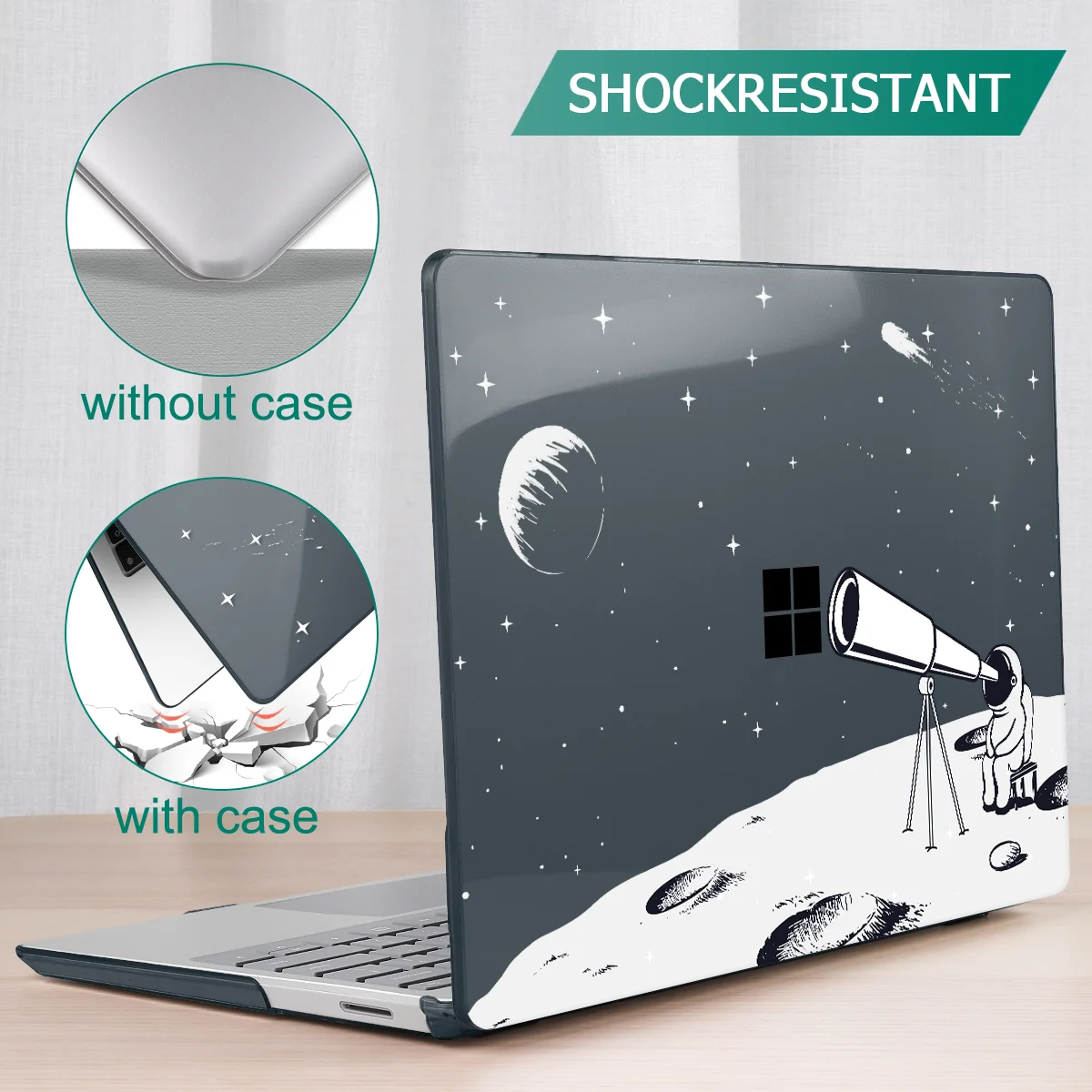 Cópia para o Case da Superfície de Microsoft go go Case do Portátil 12.4 Polegada Modelo 1943 20232023 Liberações Case Duro Plástico do Escudo Case da - Imagem 2