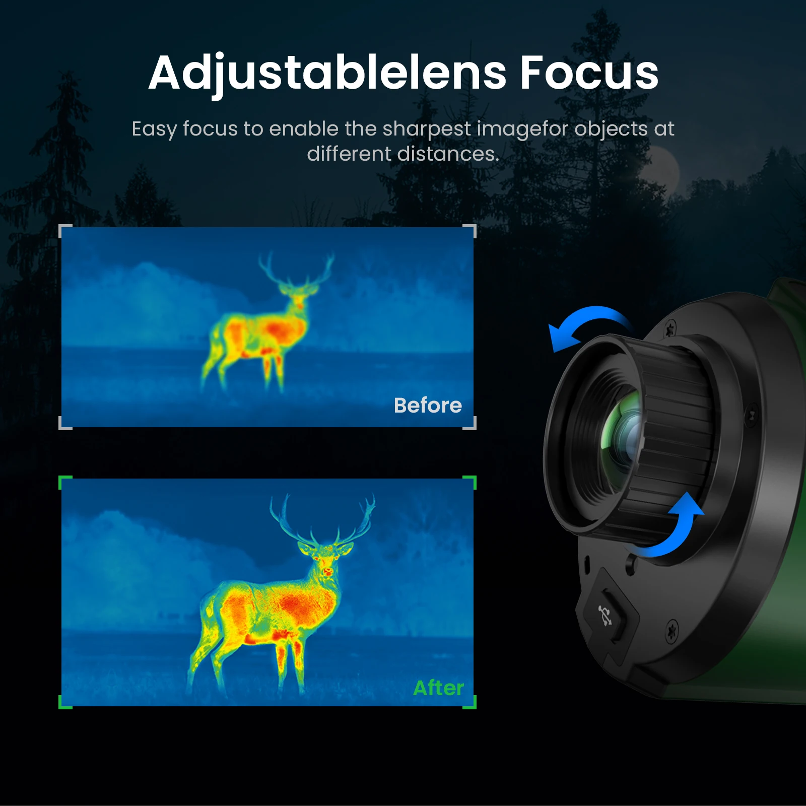 Thermal Imaging Monocular 3