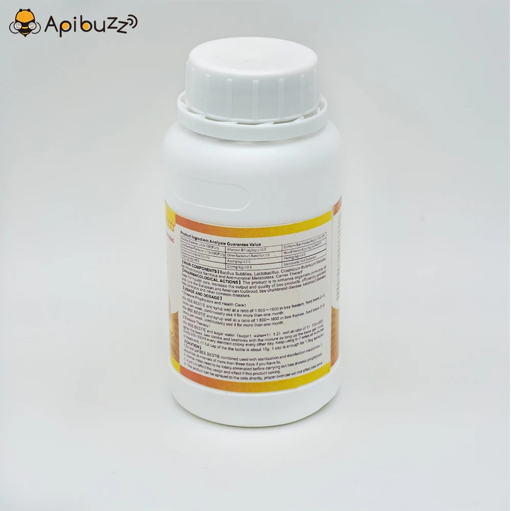 Apibuzz BEE-BESTIE,Improve Immunity for Bees,Assisted Treatment of European/American Foulbrood,Chalkbrood,Sacbrood,Beekeeping 3