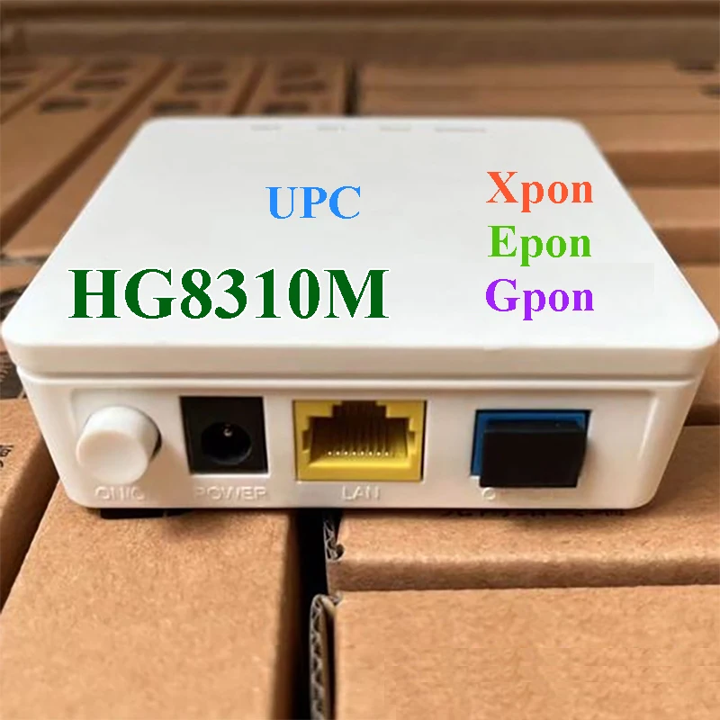 Originale Upc Hg8310M Ricondizionato Usato Xpon Epon Gpon Onu 8310 Modem Ftth Fibra Ottica Home Router Ont 8310 M 1 Ge Onu All'Ingrosso