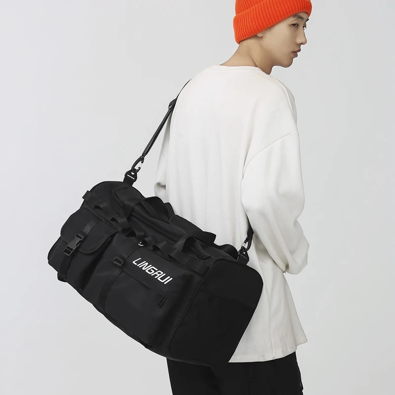 Sport- und Reisetasche aus Nylon mit großer Kapazität für Männer und Frauen – Detail 3