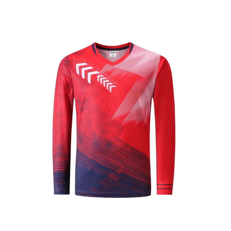 Long Sleeve Badminton Table Tennis Sport T Shirts for Men Women Child