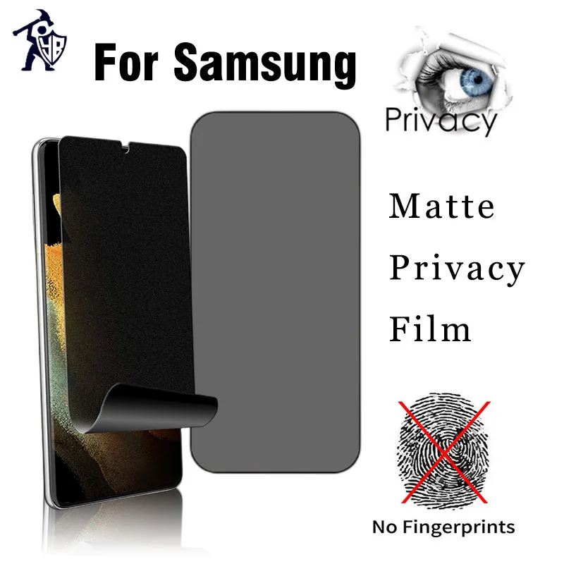 3pcs Privacy Hydrogel Film For Samsung S21 S20 S22 S23 Ultra Note 20 10