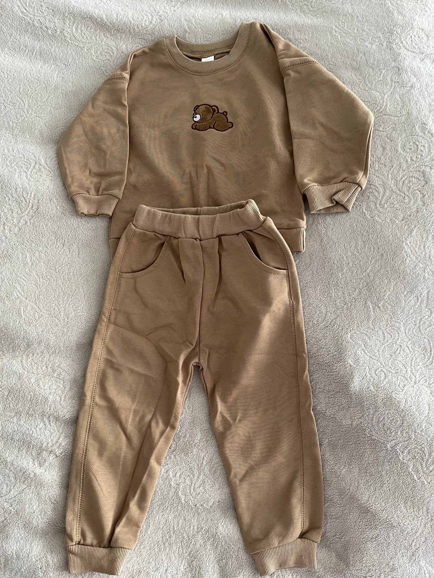Baby Bear Sweatshirt & Pants 2Pcs Set photo review