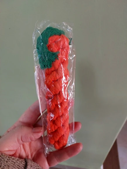 Carrot Rope Pet Toy photo review