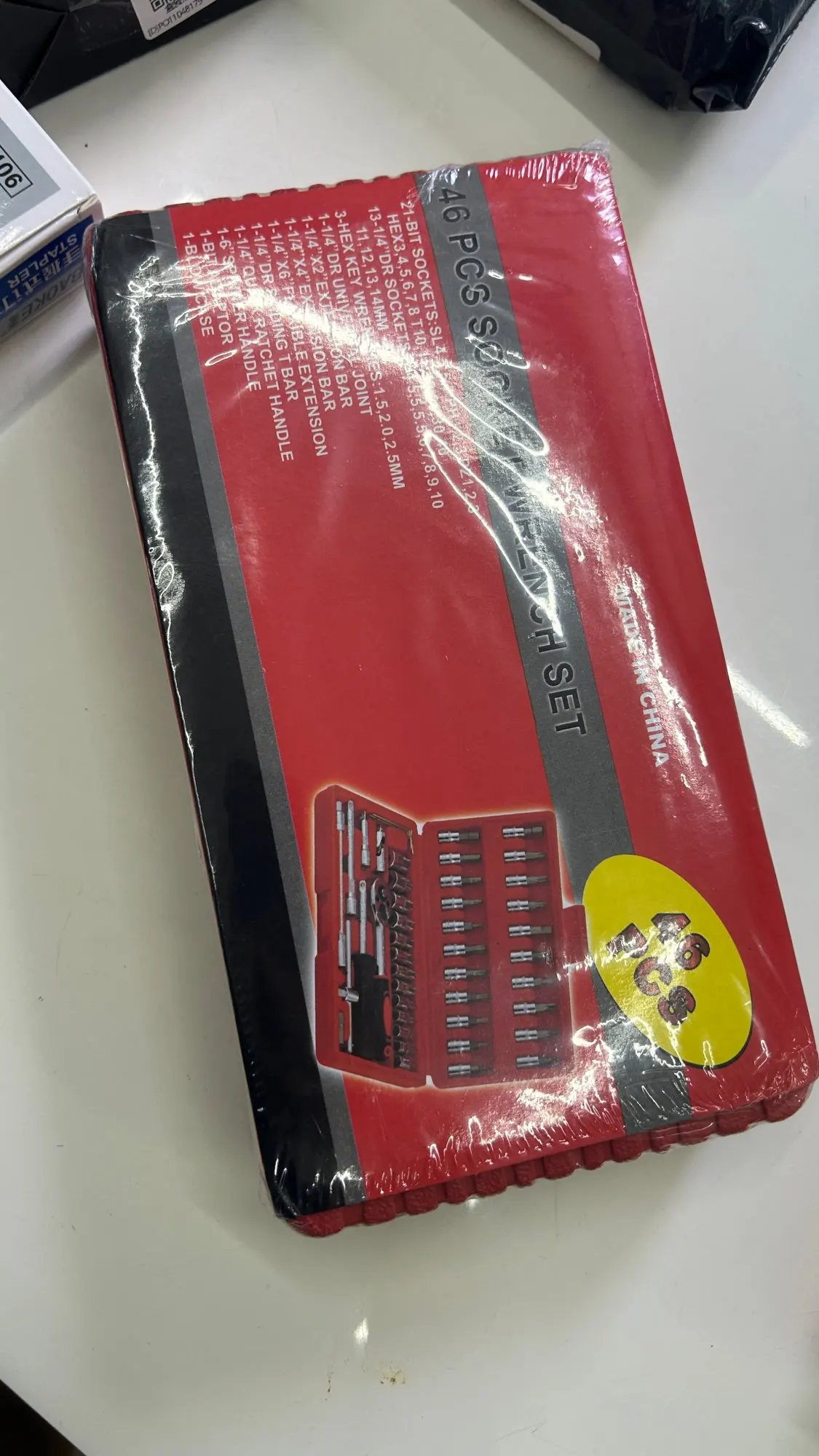 Kit Chaves Jogo Catraca Reversível Soquetes 46 Peças + Maleta photo review