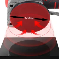 Vibrateur de carrelage sans fil 21V, 5 vitesses réglables, machine à carreler portative avec ventouse de 125 mm, capacité de charge de 200 kg, compatible avec la batterie Worx 6