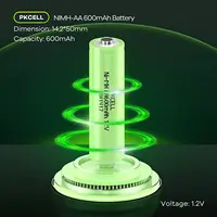 4/8/16/30PC PKCELL NiMH AA 600mAh 1.2V Rechargeable Battery Pre-Charged Rechargeable Batteries for Solar Lamps, Solar Lights 3