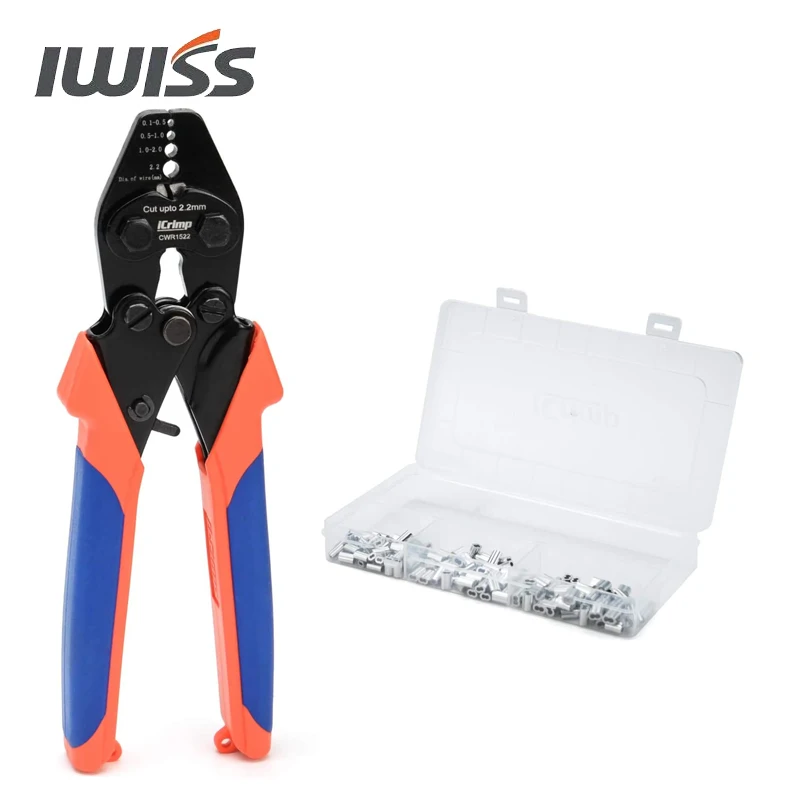 iCrimpCWR1522WireRopeToolSetforCableRailingHandSwagingCrimp