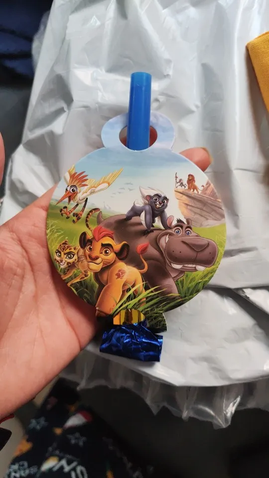 Decoración de cumpleaños del Rey León, vajilla, globos, Kit de pancarta, Fiesta Temática de Simba de Disney, tazas decorativas, platos, mantel, suministros para niños photo review