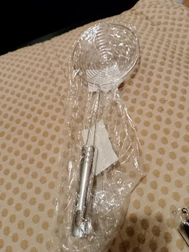 3 Size Set Stainless Steel Colander Household Noodle Dumpling Hot Pot Filter Screen Pearl Line Drain Large Fried Strainer photo review