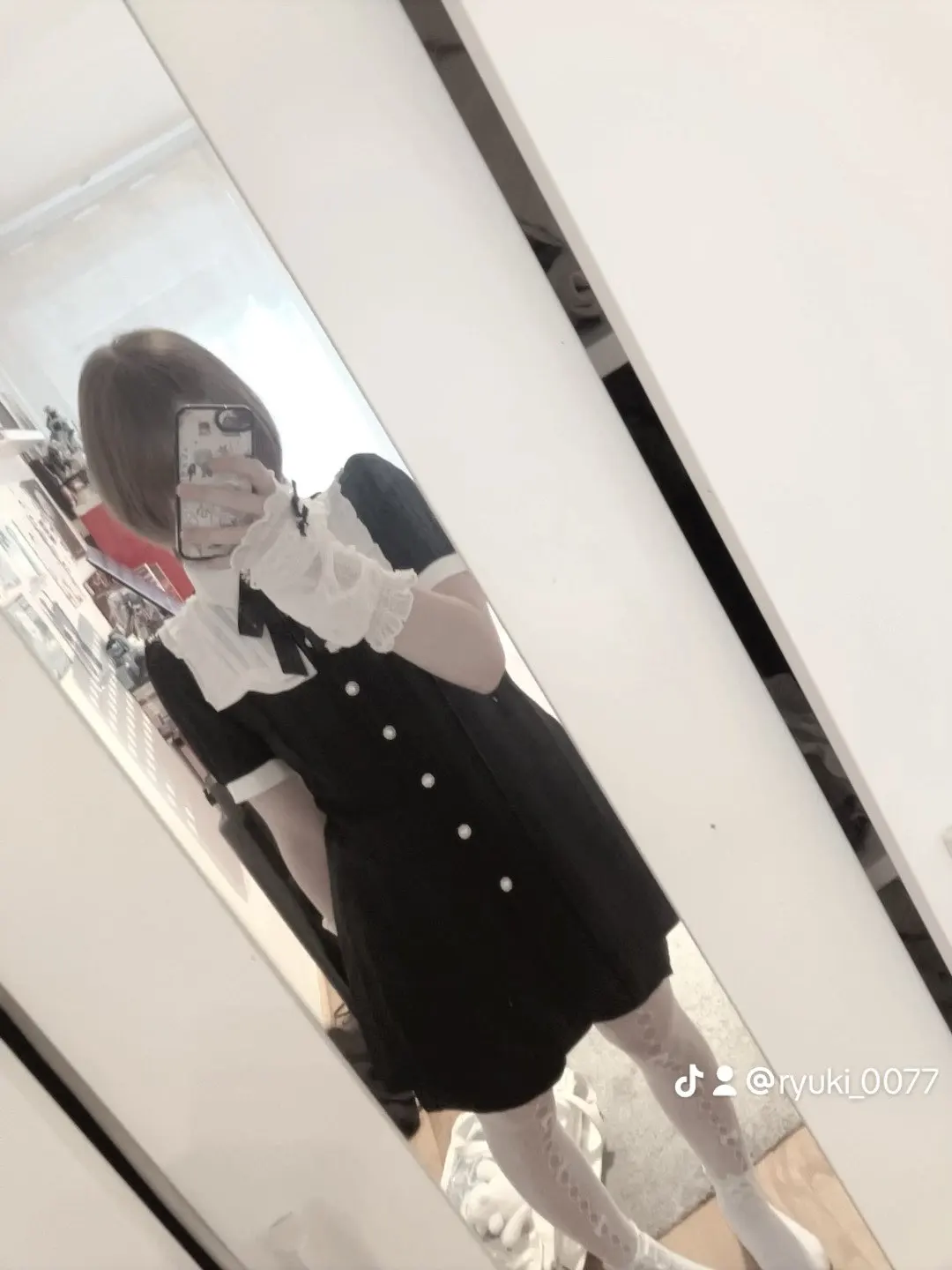 Dark Mini Dress - Girly Kei Aesthetic photo review