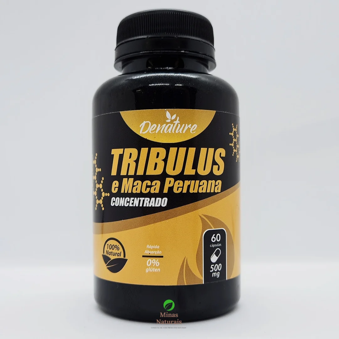 Tribulus Terrestris com Maca Peruana 60 cápsulas Estimulante e