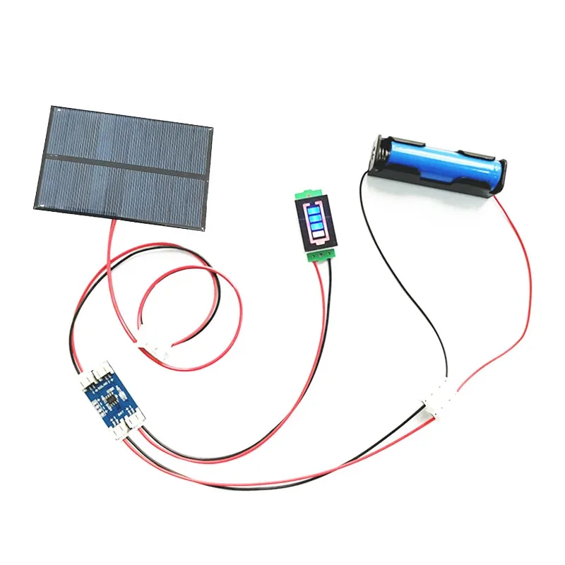ตัวเลือกสินค้า แผงโซลาร์เซลล์ 5V 500mA พร้อมตัวควบคุมชาร์จ ใช้ง่าย DIY