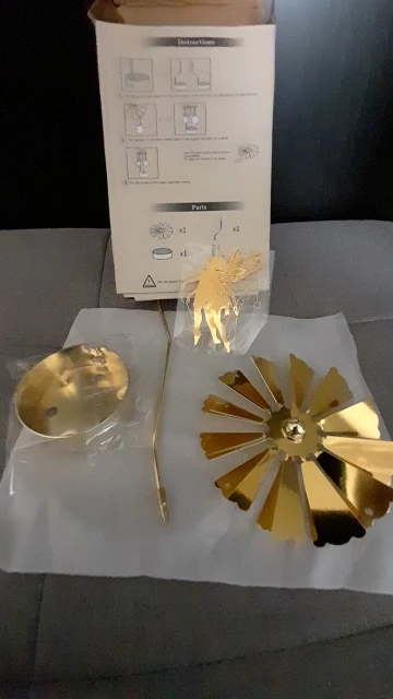 Metal Hot Rotating Candle Holder photo review