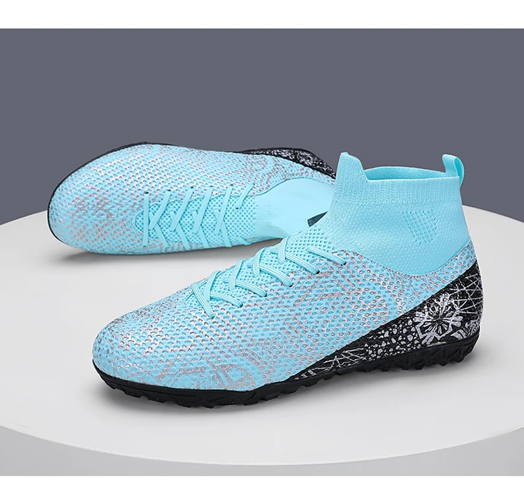 Men FG/TF Football Boots Futsal Professional Unisex Soccer Shoes High Quality Grass Training Sport Non Slip Outdoor Male_voghion.com