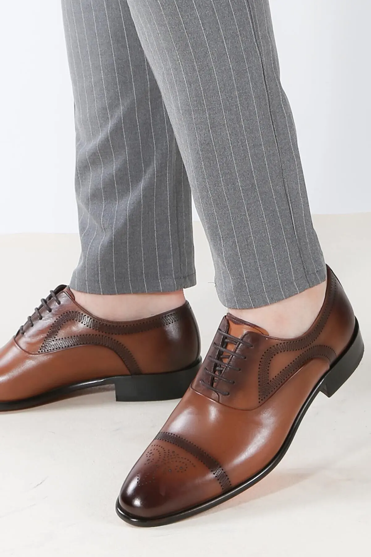 Genuine Leather Antique Men's Classic Shoes, 2022 Spring New Men's Business Dress Shoes, Genuine Leather England Oxfords Shoes