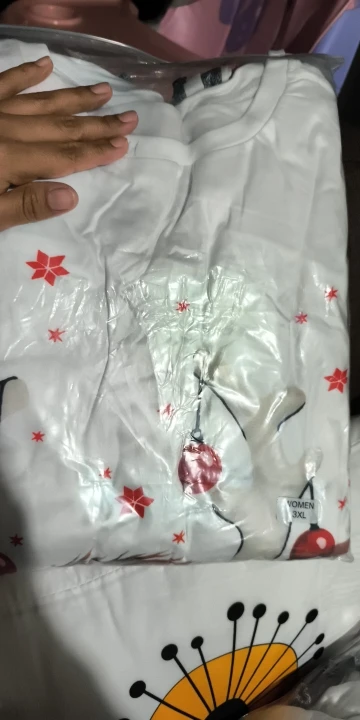 Family Matching Christmas Pajamas Sets Mother And Kids Pyjamas Deer Print Tops+Pants Xmas Sleepwear Baby Romper Pet Dog Clothes photo review